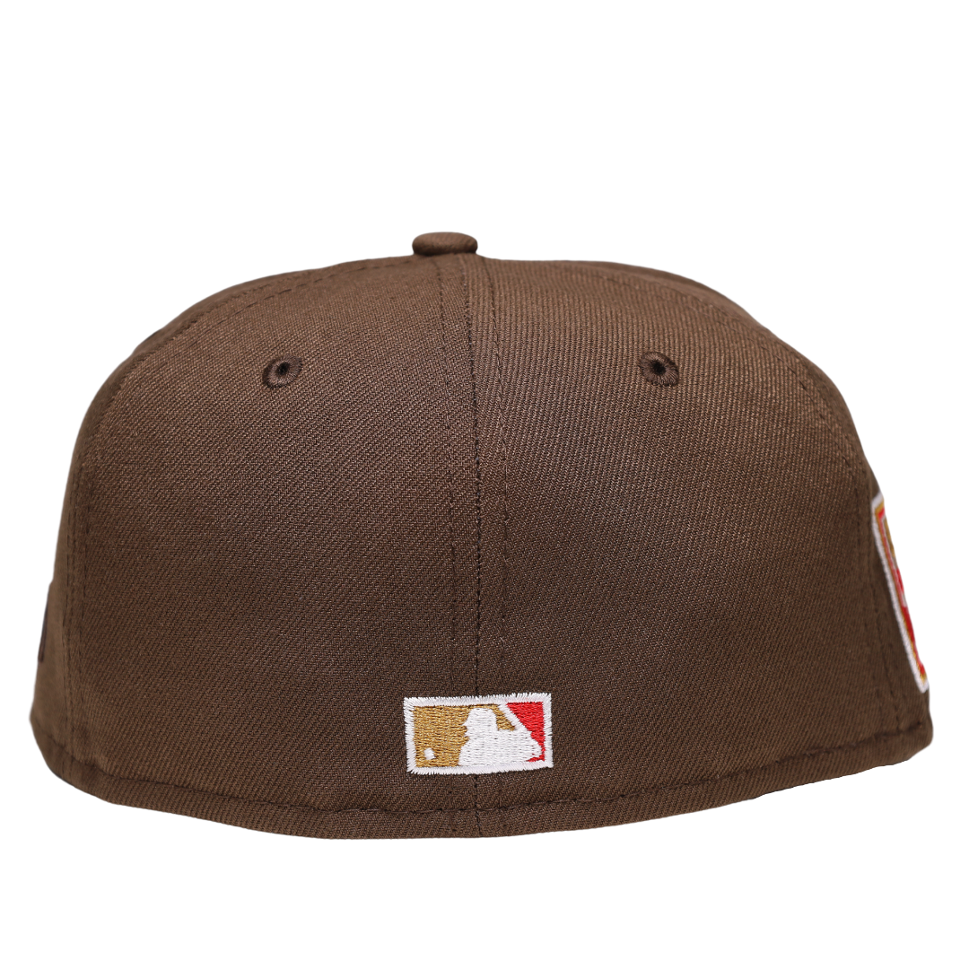 Expos Rust Hat New Era Montreal Expos Olympique Stadium 59FIFTY Fitted Hat