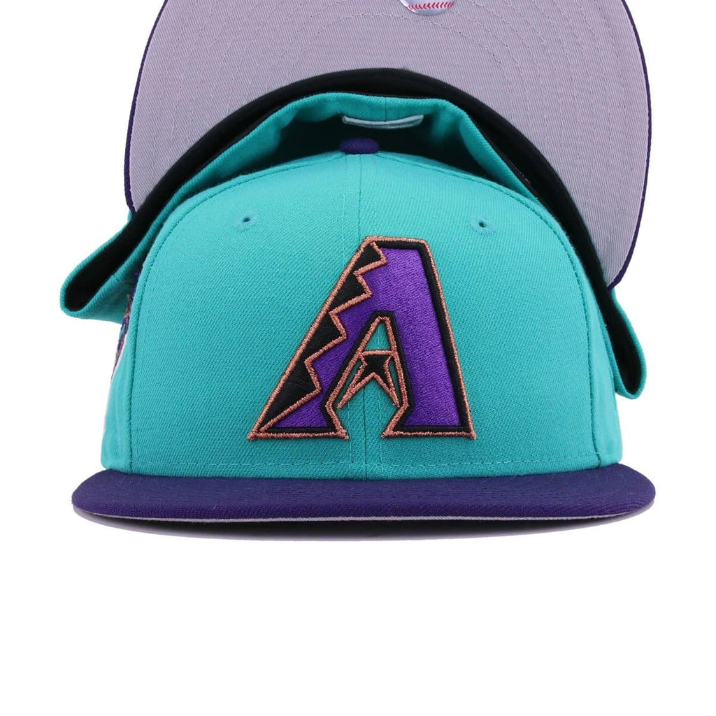 New Era Arizona Diamondbacks Teal & Purple Fitted Hat w/ Air Jordan G "ACG" Matching Sneakers