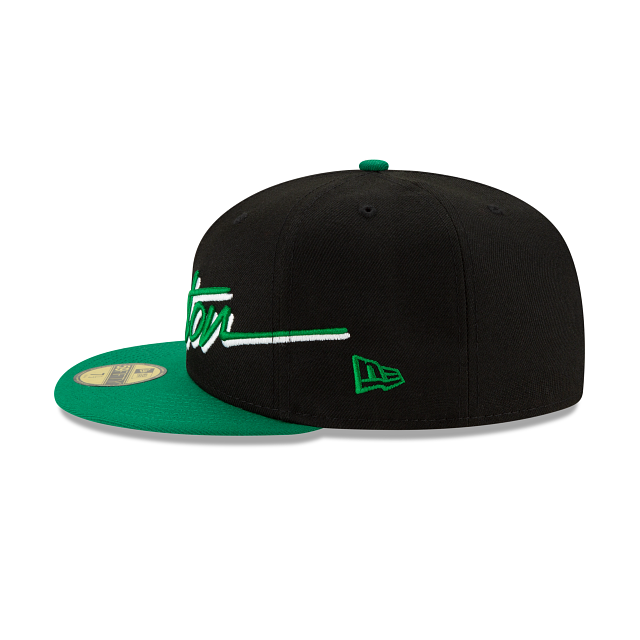 New Era Boston Celtics Cursive 59FIFTY Fitted Hat