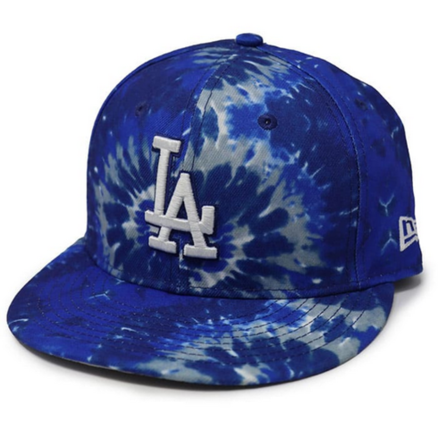New Era Los Angeles Dodgers Blue Tie Dye 59FIFTY Fitted Hat