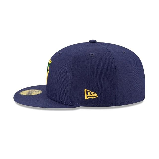 New Era Milwaukee Brewers Side Patch Bloom 59FIFTY Fitted Hat
