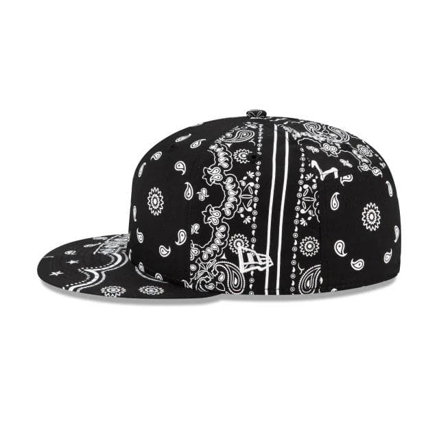 New Era Black Bandana Fitted Bandana 59FIFTY Hat | Hat