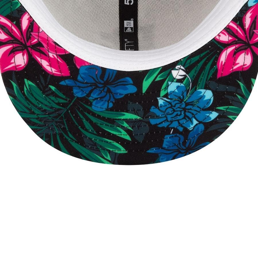 New Era White Arizona Diamondbacks Floral Undervisor 59FIFTY Fitted Hat