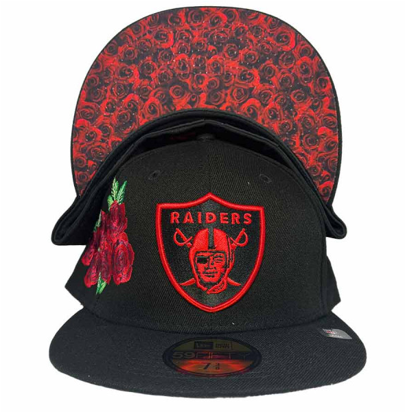 New Era x Pro Image Sports Las Vegas Raiders Roses UV 59FIFTY Fitted Hat