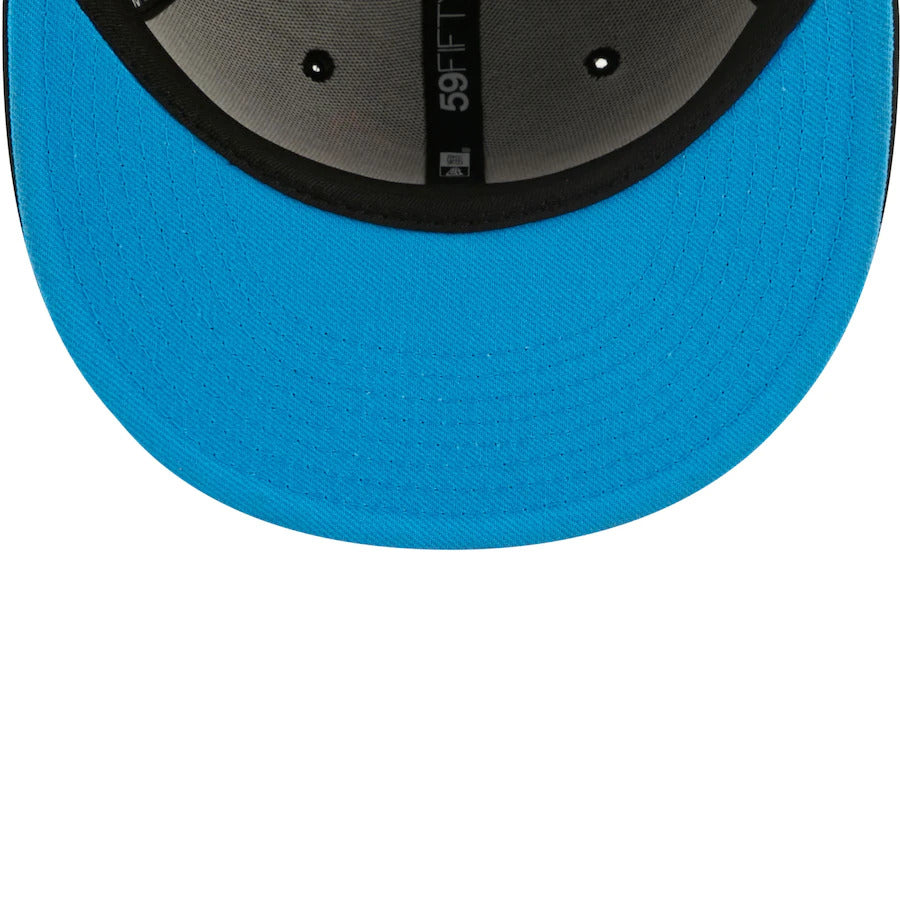 New Era Toronto Blue Jays Black Glow Undervisor 59FIFTY Fitted Hat