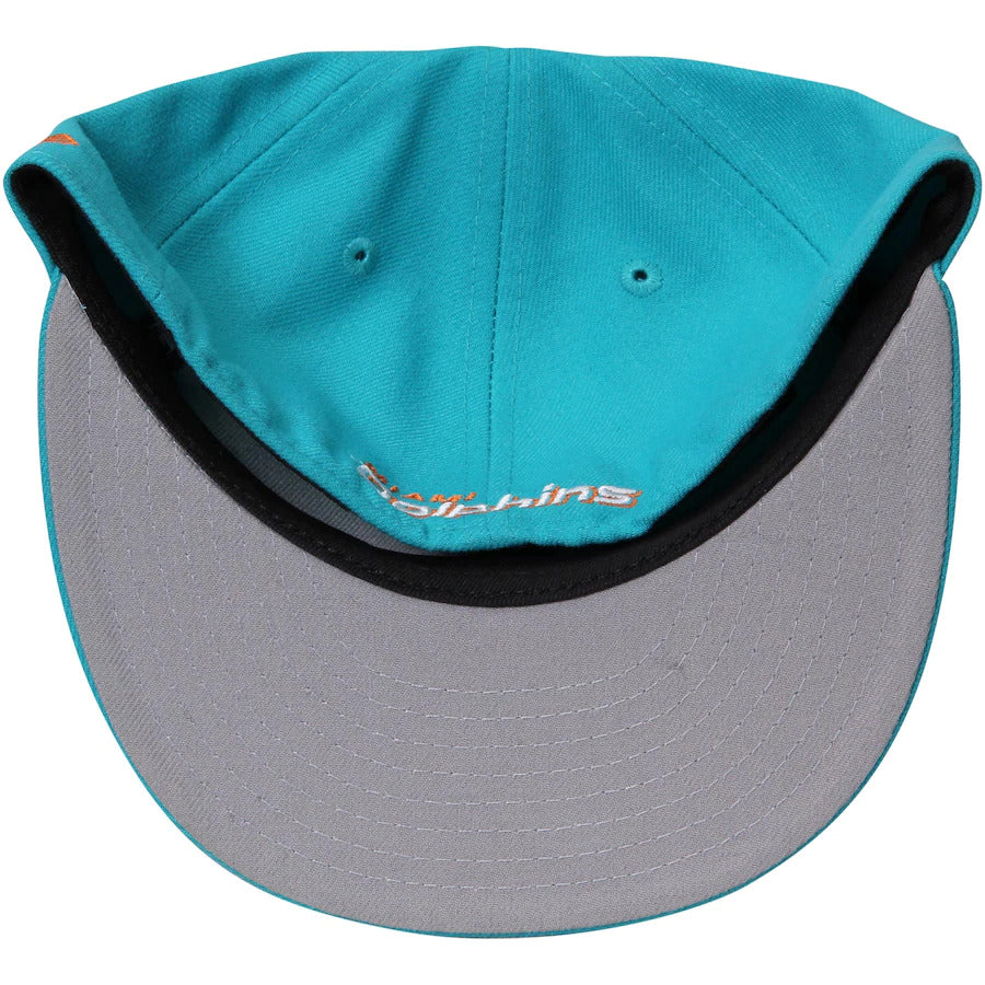 New Era Miami Dolphins Aqua Omaha 59FIFTY Fitted Hat