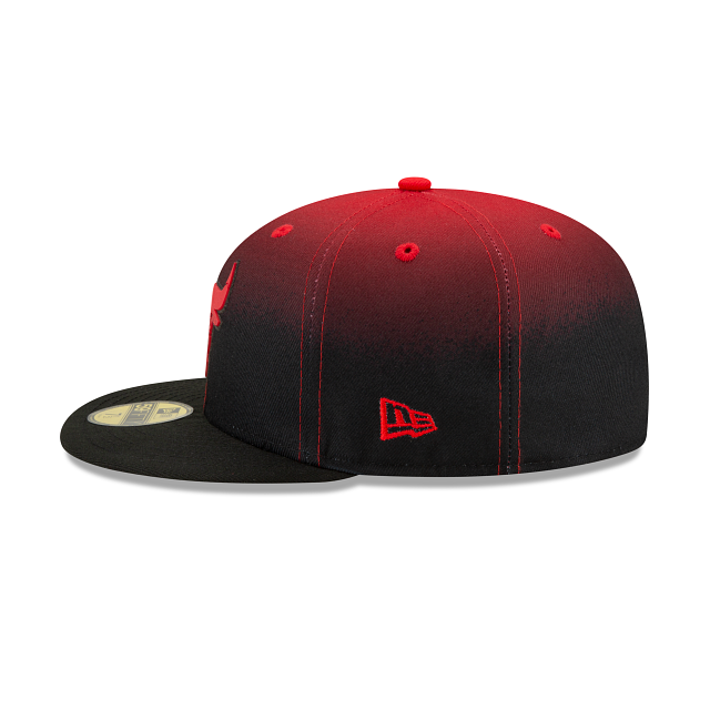 New Era Chicago Bulls Back Half 59Fifty Fitted Hat