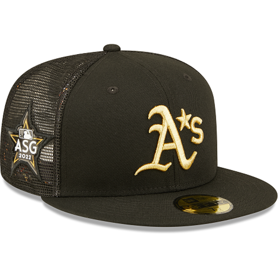 New Era  Oakland Athletics 2022 All-Star Game Black/Gold 59FIFTY Fitted Hat