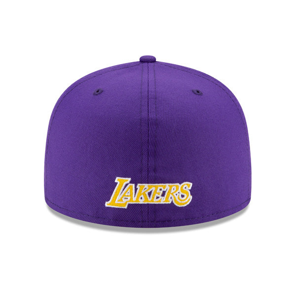 New Era Los Angeles Lakers Purple Ligature 59FIFTY Fitted Hat