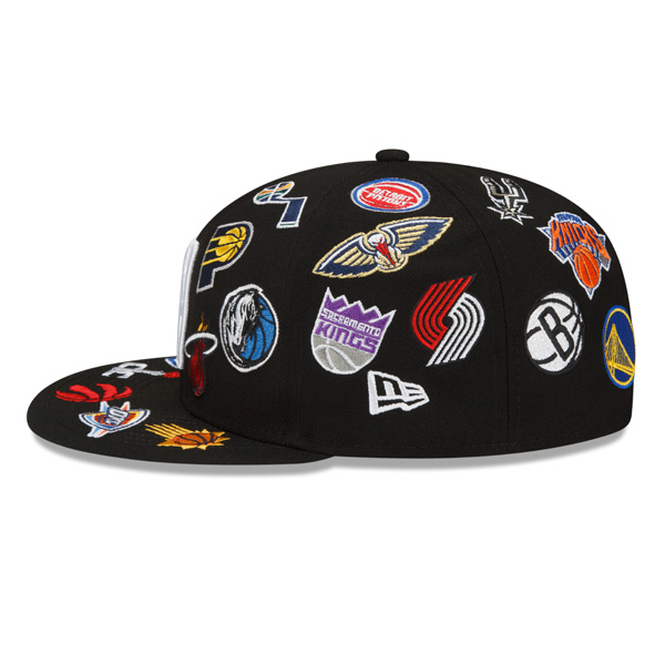 New era nba all over logo cap Clearance