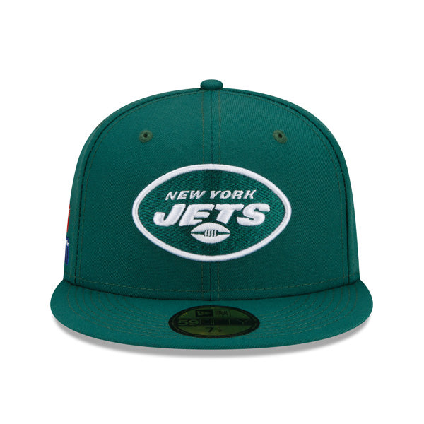 New Era New York Jets Green Super Bowl lll 59FIFTY Fitted Hat