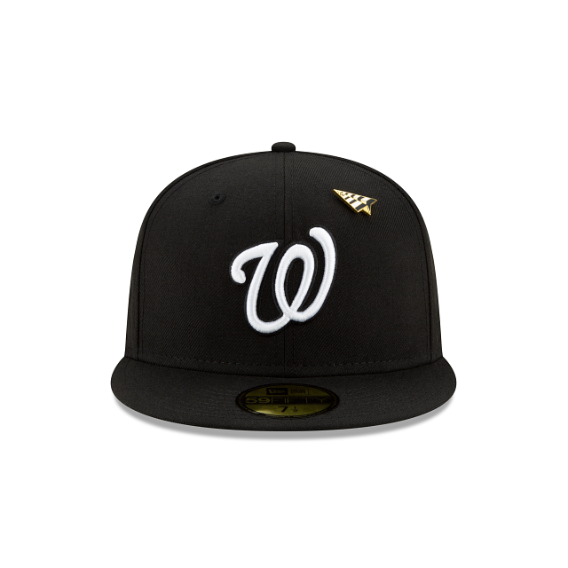 New Era Paper Planes X Washington Nationals Black 59FIFTY Fitted Hat
