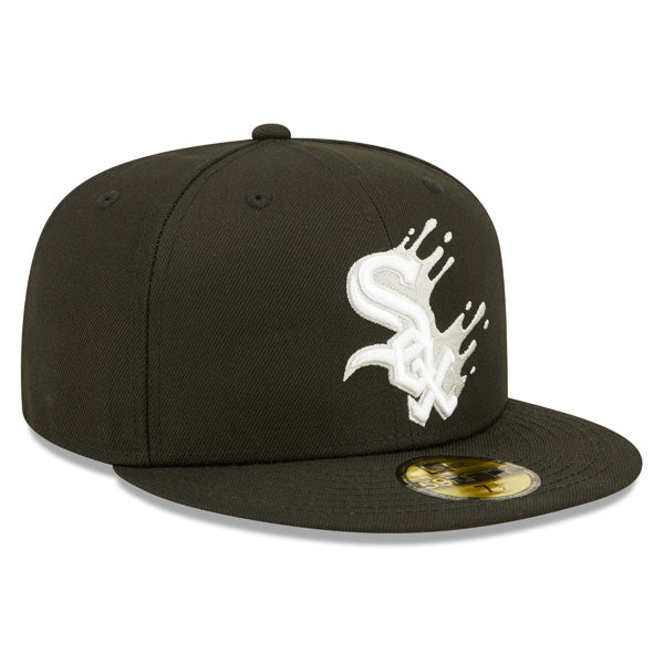 New Era Chicago White Sox Black Splatter 59FIFTY Fitted Hat