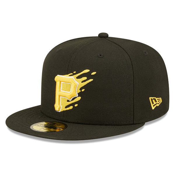 New Era Pittsburgh Pirates Black Splatter 59FIFTY Fitted Hat