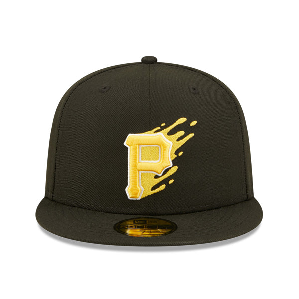 New Era Pittsburgh Pirates Black Splatter 59FIFTY Fitted Hat