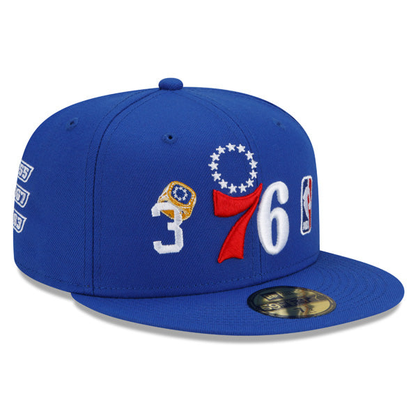 New Era Philadelphia 76ers Count The Rings 59FIFTY Fitted Hat