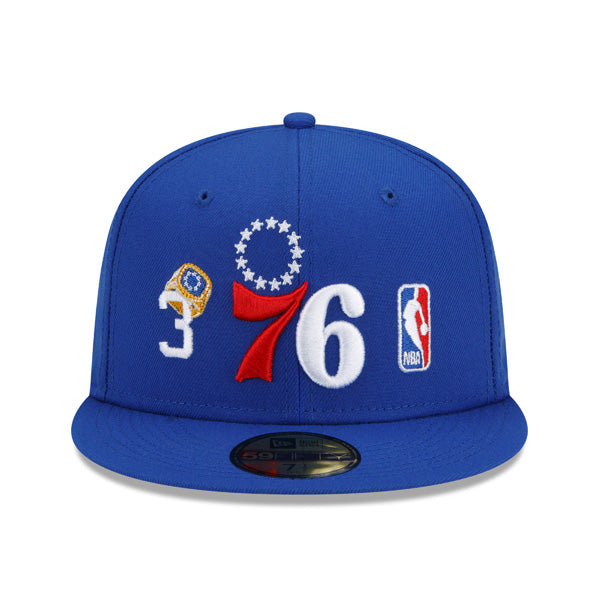 New Era Philadelphia 76ers Count The Rings 59FIFTY Fitted Hat
