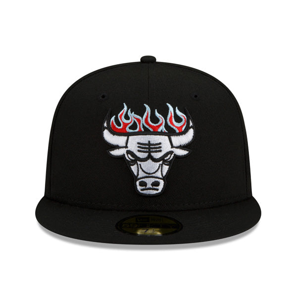New Era Chicago Bulls Team Fire 59FIFTY Fitted Hat