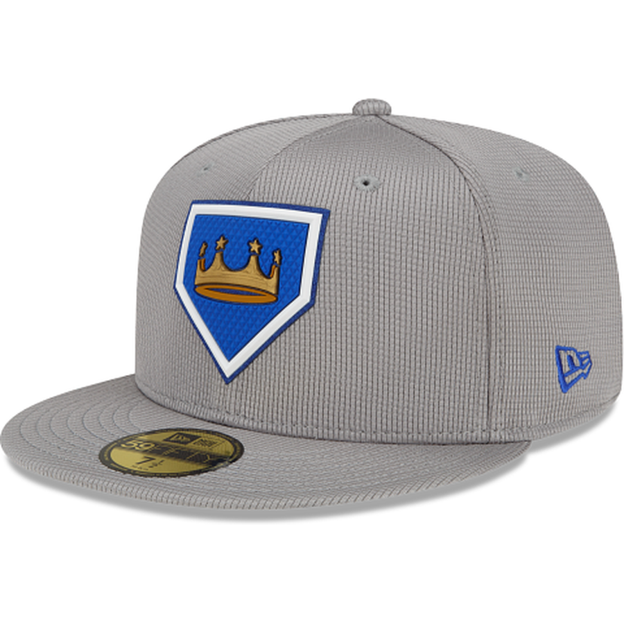 New Era Kansas City Royals Gray Clubhouse 2022 59FIFTY Fitted Hat