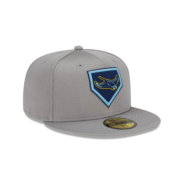 New Era Tampa Bay Rays Gray Clubhouse 2022 59FIFTY Fitted Hat