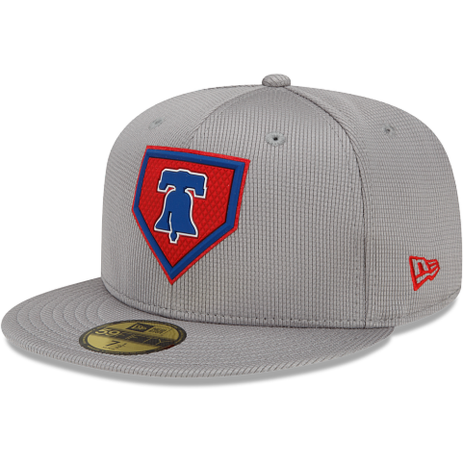 New Era Philadelphia Phillies Gray Clubhouse 2022 59FIFTY Fitted Hat