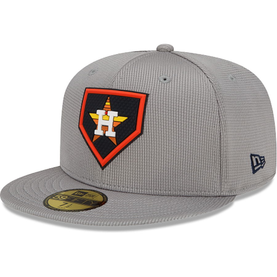New Era Houston Astros Gray Clubhouse 2022 59FIFTY Fitted Hat