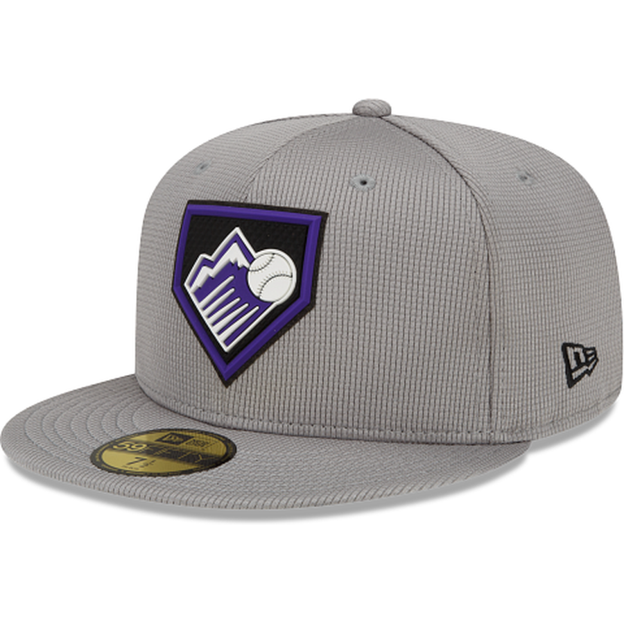 New Era Colorado Rockies Gray Clubhouse 2022 59FIFTY Fitted Hat