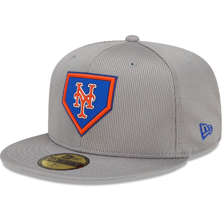 New Era New York Mets Gray Clubhouse 2022 59FIFTY Fitted Hat