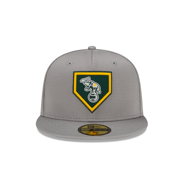 New Era Oakland Athletics Gray Clubhouse 2022 59FIFTY Fitted Hat