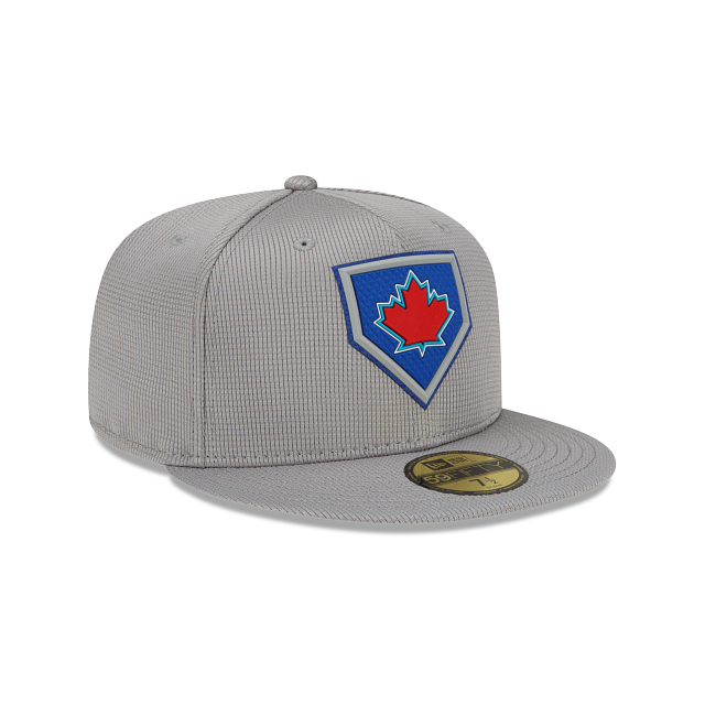 New Era Toronto Blue Jays Gray Clubhouse 2022 59FIFTY Fitted Hat
