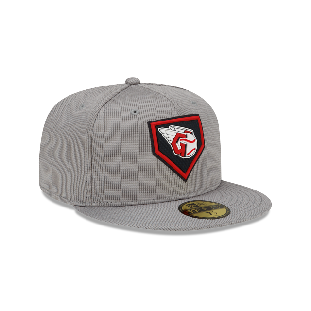 New Era Cleveland Guardians Gray Clubhouse 2022 59FIFTY Fitted Hat