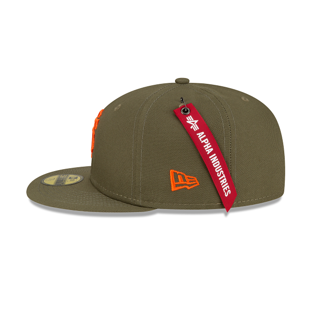 New Era Alpha Industries X San Francisco Giants Green 59FIFTY Fitted Hat