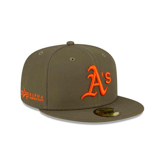 New Era Alpha Industries X Oakland Athletics Green 59FIFTY Fitted Hat