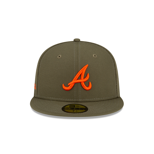 New Era Alpha Industries X Atlanta Braves Green 59FIFTY Fitted Hat