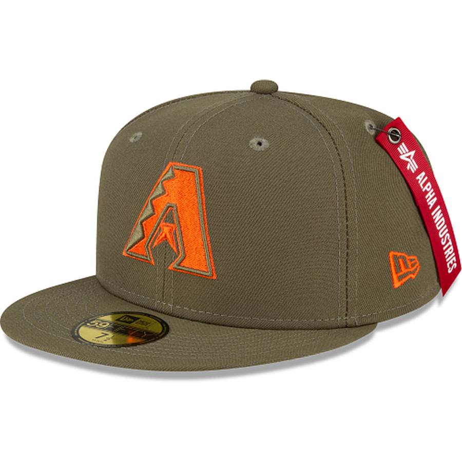 New Era Alpha Industries X Arizona Diamondbacks Green 59FIFTY Fitted Hat