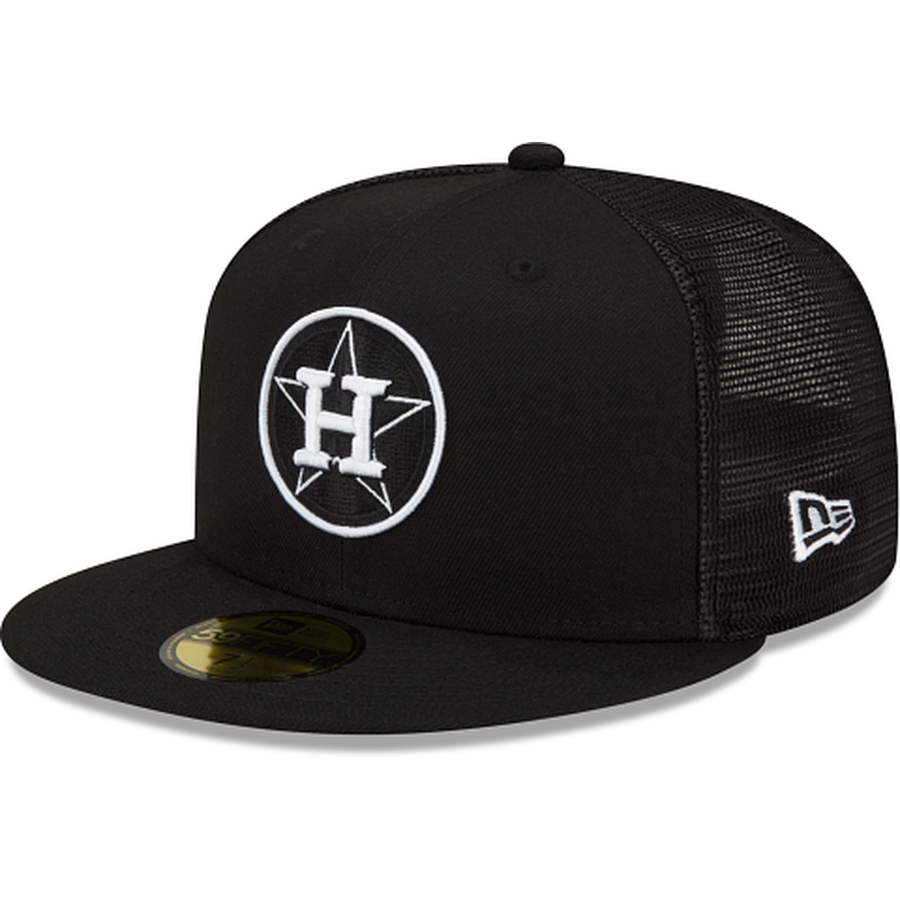New Era Houston Astros 2023 Batting Practice Black 59FIFTY Fitted Hat