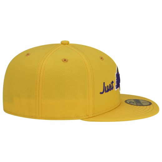 New Era x Just Don Los Angeles Lakers Yellow 59FIFTY Fitted Hat