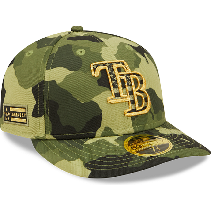 New Era  Tampa Bay Rays 2022 Armed Forces Day Low Profile 59FIFTY Fitted Hat