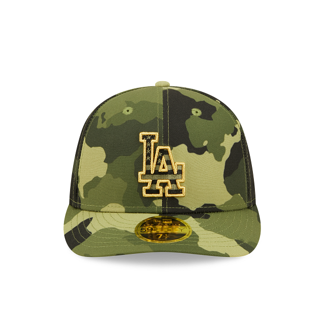 New Era  Los Angeles Dodgers 2022 Armed Forces Day Low Profile 59FIFTY Fitted Hat