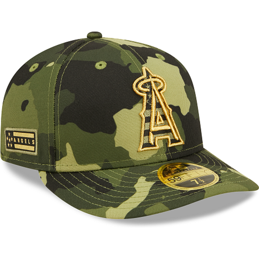 New Era  Los Angeles Angels 2022 Armed Forces Day Low Profile 59FIFTY Fitted Hat