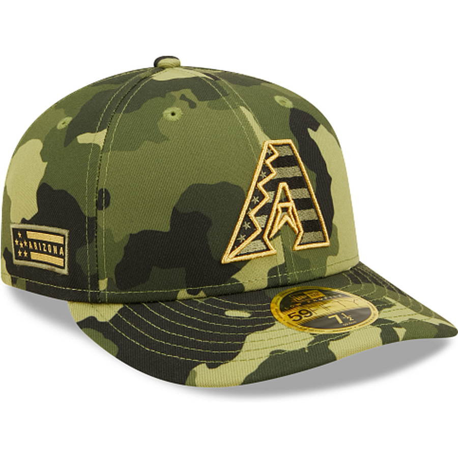 New Era  Arizona Diamondbacks 2022 Armed Forces Day Low Profile 59FIFTY Fitted Hat