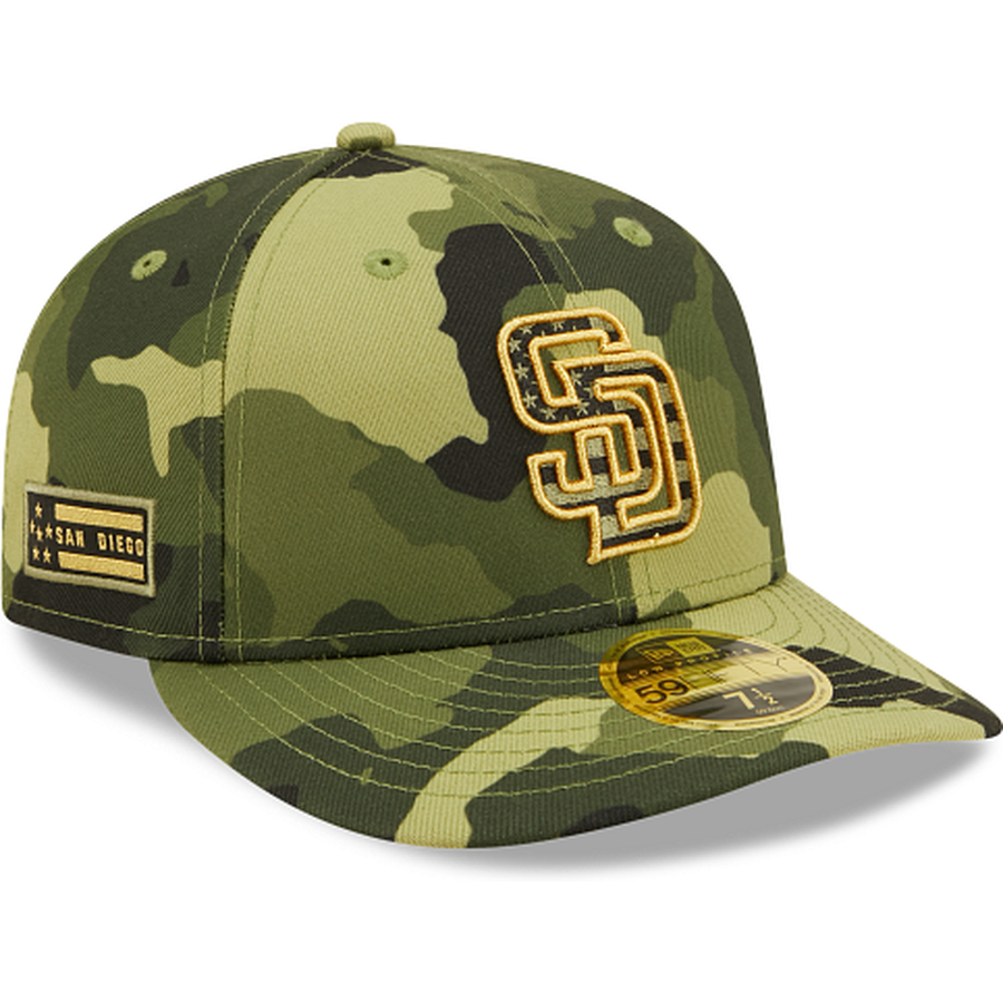 New Era  San Diego Padres 2022 Armed Forces Day Low Profile 59FIFTY Fitted Hat