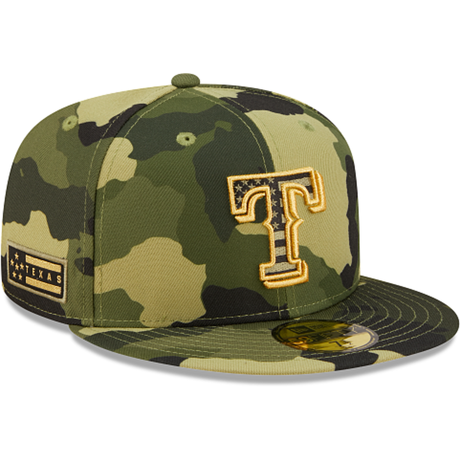 New Era  Texas Rangers 2022 Armed Forces Day 59FIFTY Fitted Hat