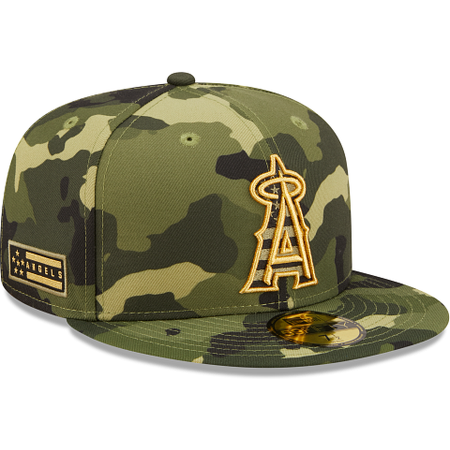 New Era  Los Angeles Angels 2022 Armed Forces Day 59FIFTY Fitted Hat