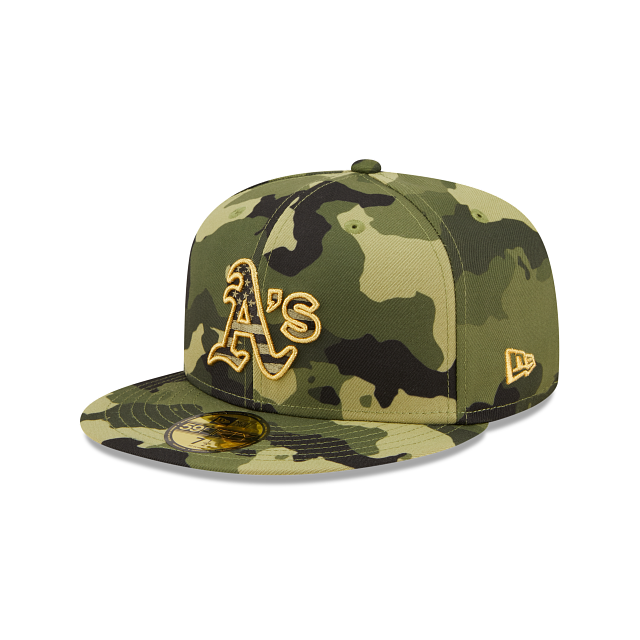 New Era  Oakland Athletics 2022 Armed Forces Day 59FIFTY Fitted Hat
