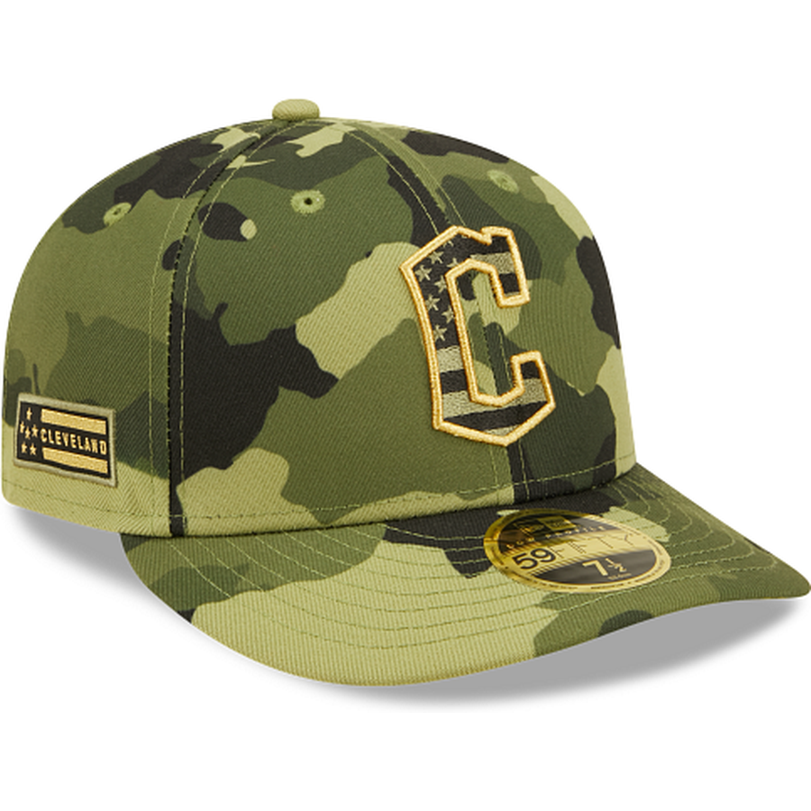 New Era  Cleveland Guardians 2022 Armed Forces Day Low Profile 59FIFTY Fitted Hat