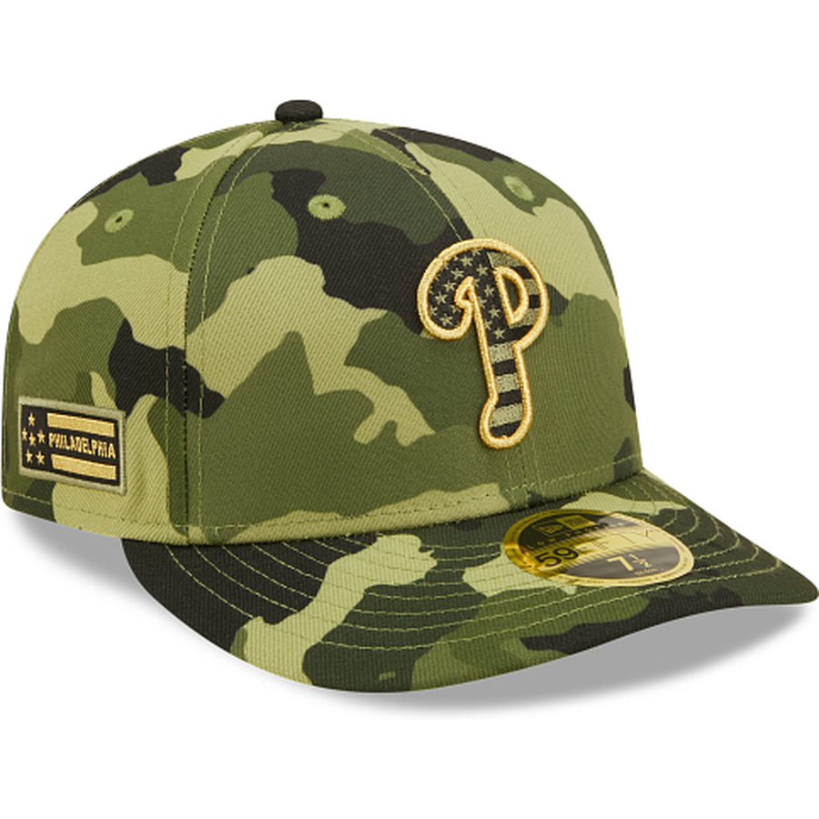 New Era  Philadelphia Phillies 2022 Armed Forces Day Low Profile 59FIFTY Fitted Hat