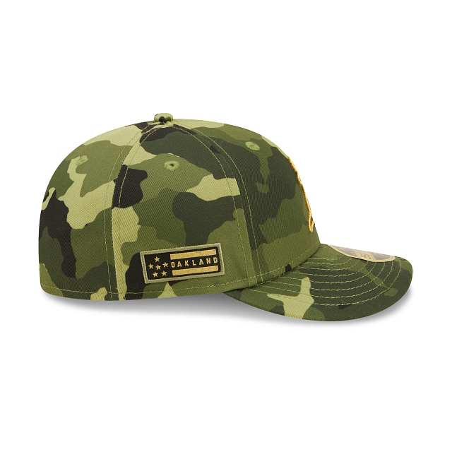 New Era  Oakland Athletics 2022 Armed Forces Day Low Profile 59FIFTY Fitted Hat