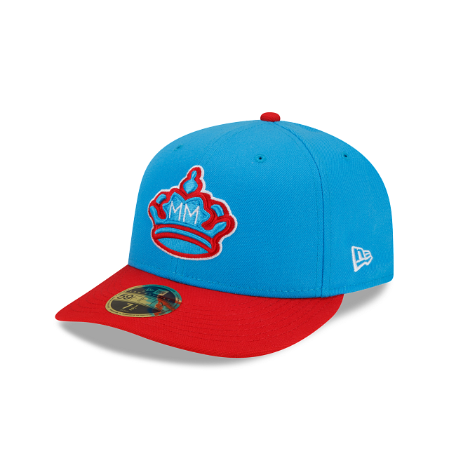 New Era Men's MLB Miami Marlins 5950 Fitted 'City Connect' Blue