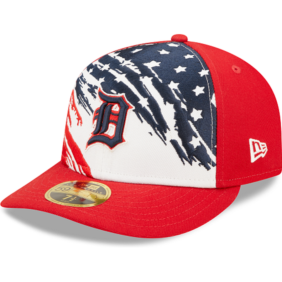 New Era  Detroit Tigers Independence Day 2022 Low Profile 59FIFTY Fitted Hat